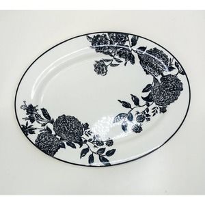 Martha Stewart Orleans Blk Platter NWT